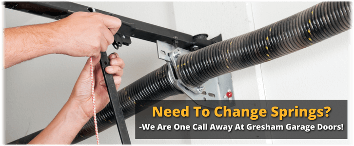 Broken Garage Door Spring Gresham